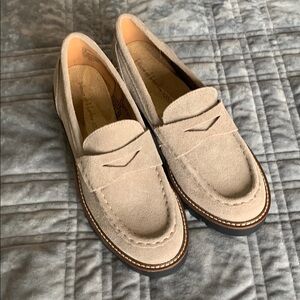 House of Harlow light Taupe Suede Loafers - Women’s 8.5
